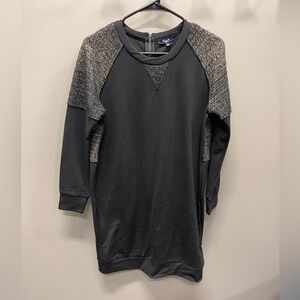 Madewell Black Long Sleeve Dress